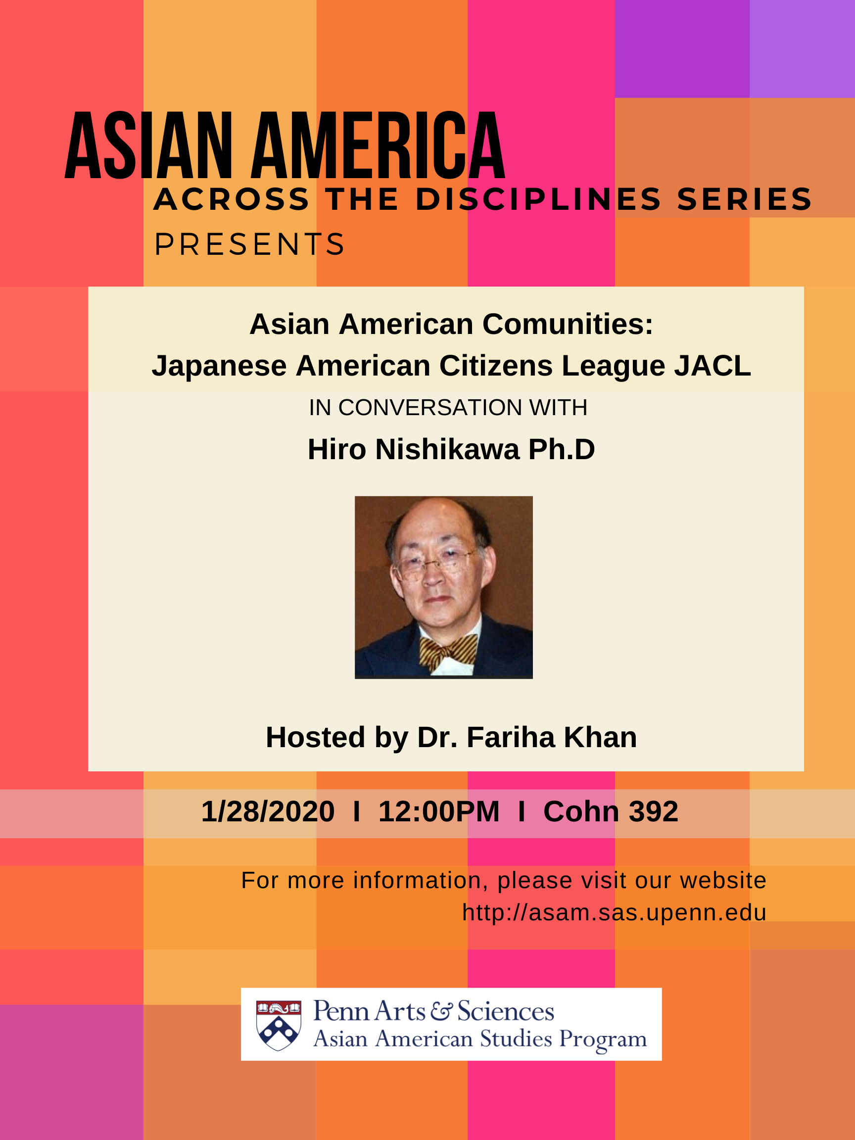 Asian America Across the Disciplines: Japanese Americans in conversation  with Hiro Nishikawa ., Japanese American Citizens League (JACL) | Asian  American Studies Program