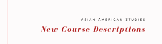 ASAM New Courses Fall 2023
