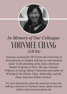 Yoonmee Chang flyer